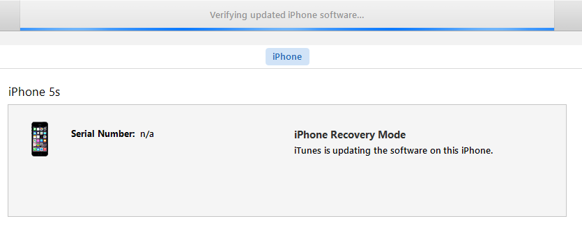 iTunes завис при обновлении