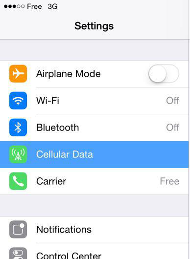 Отсутствующий Personal Hotspot на iPad