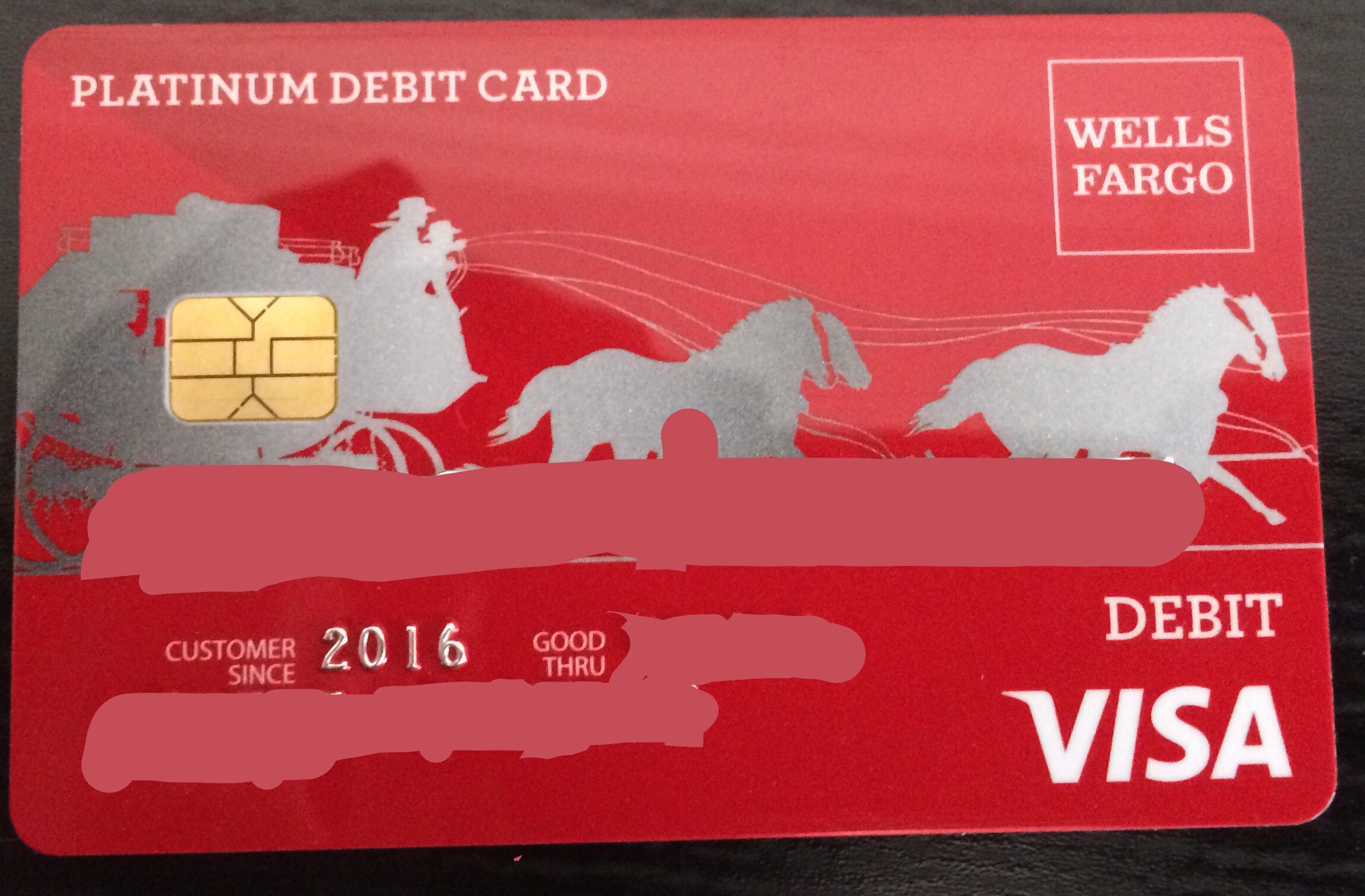 Wells Fargo, постоянная карта