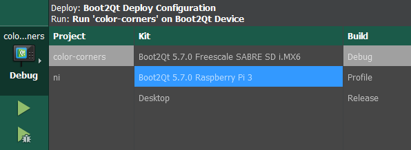 Target in Qt Creator