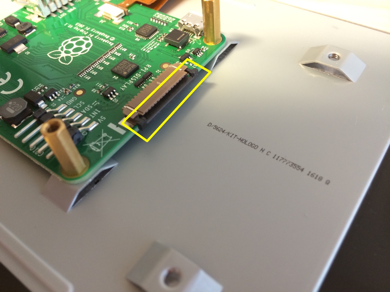 DSI on touchscreen