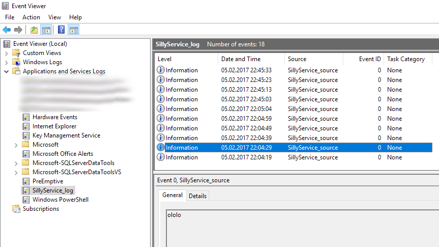 Windows Event Viewer
