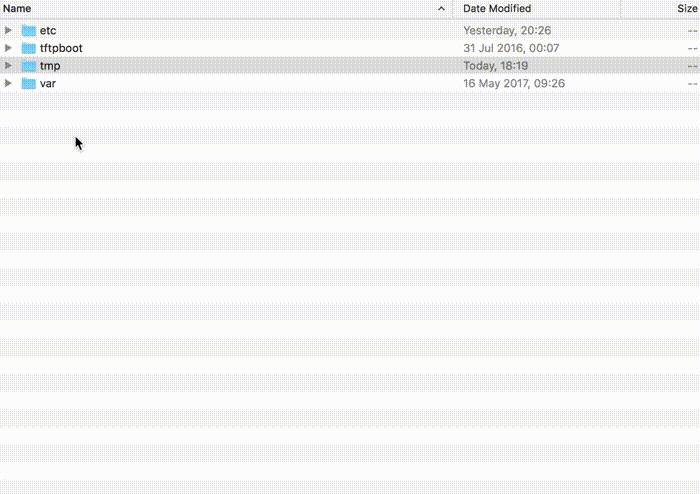 Mac OS service for showing biggest files