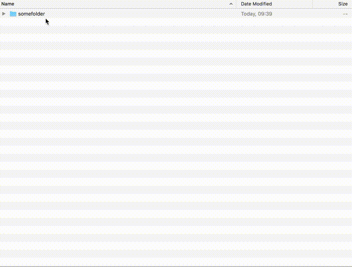 Mac OS service to ZIP a folder