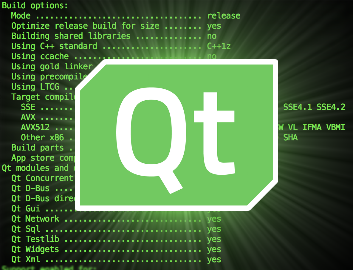 Qt configure