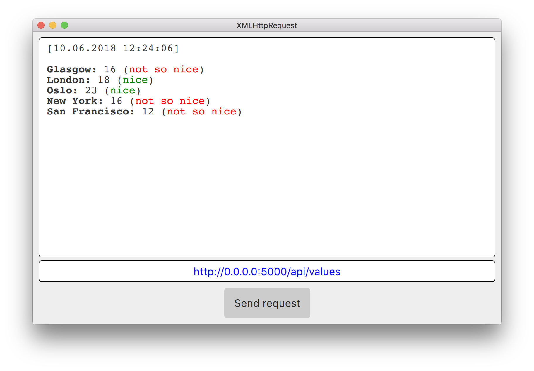 QML application