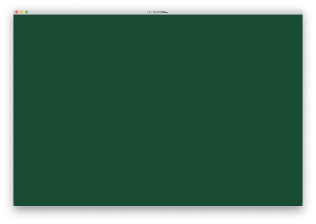 GLFW window on Mac OS