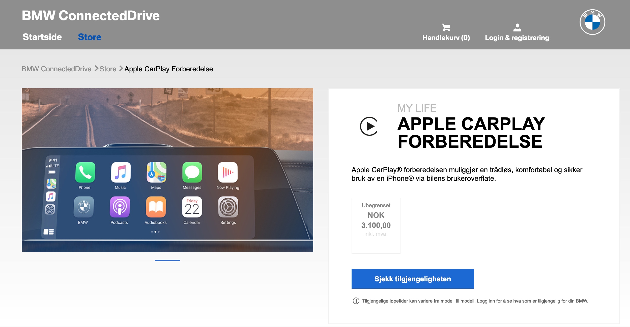BMW Apple CarPlay false advertisement