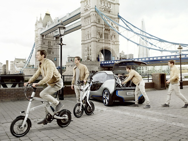 BMW i3 foldable city bike
