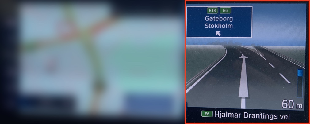 BMW Maps guidance