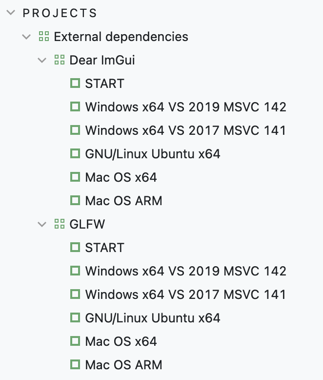 TeamCity, dependencies project