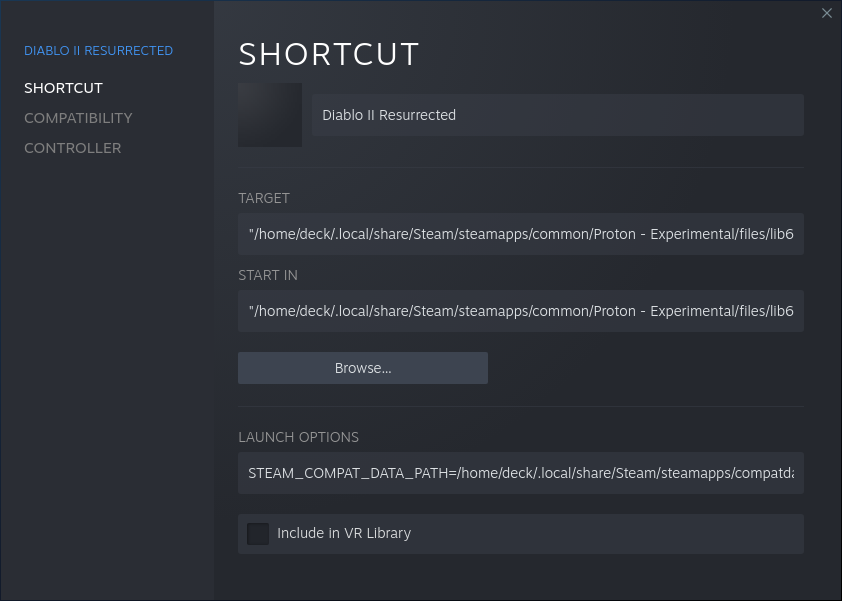 Steam, Proton, launching RegEdit