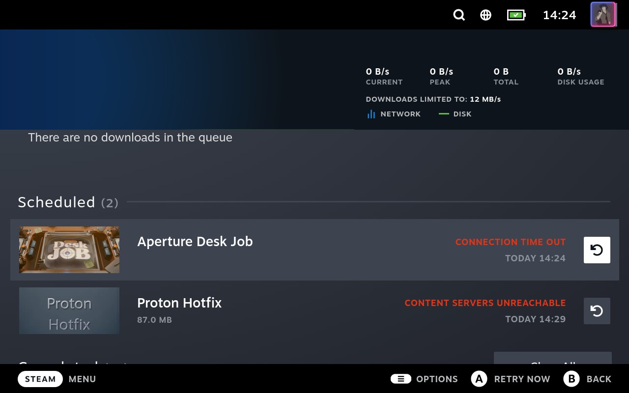 Steam not downloading