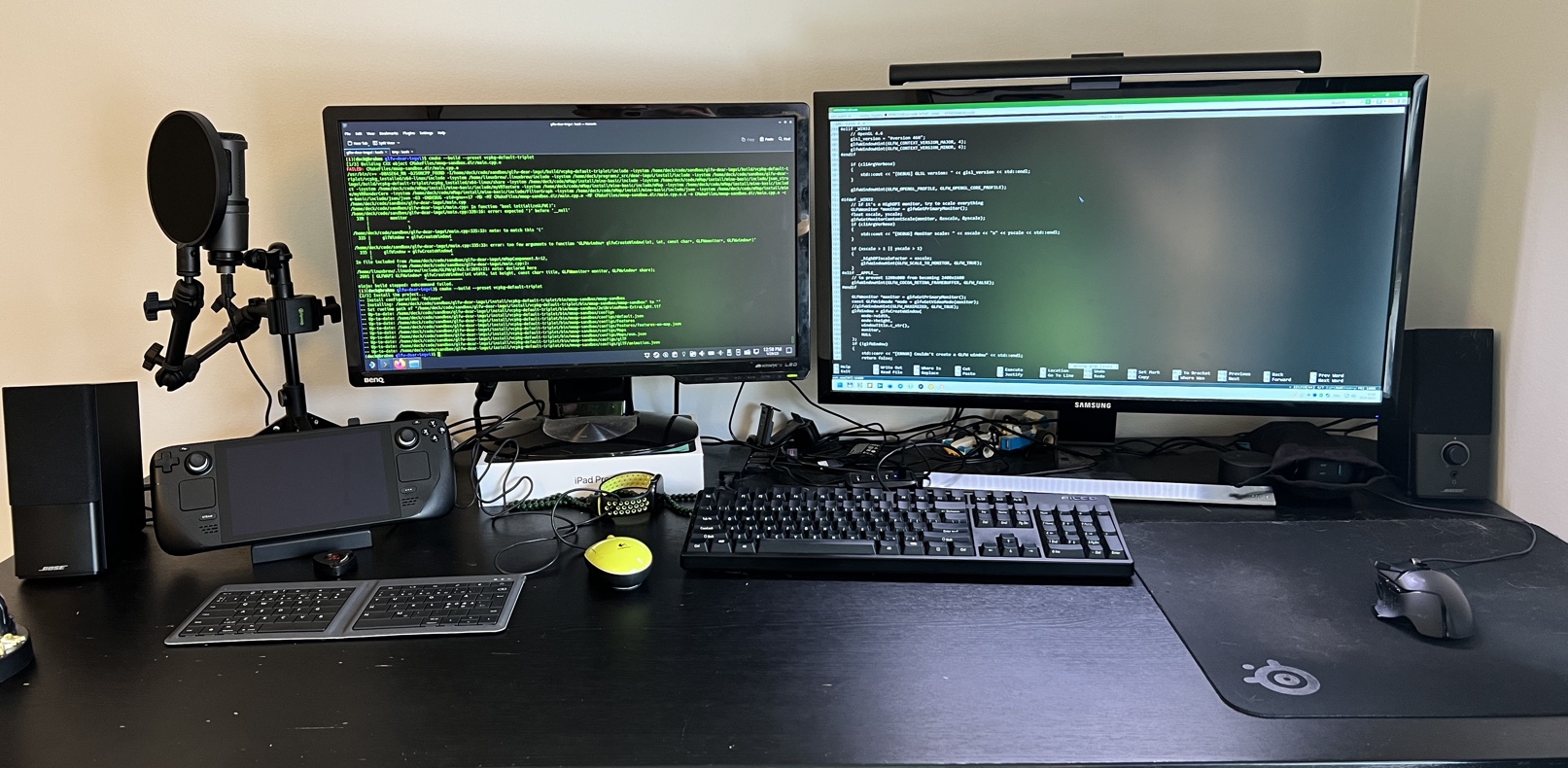Steam Deck, Steam Dock, external display, keyboard and mouse