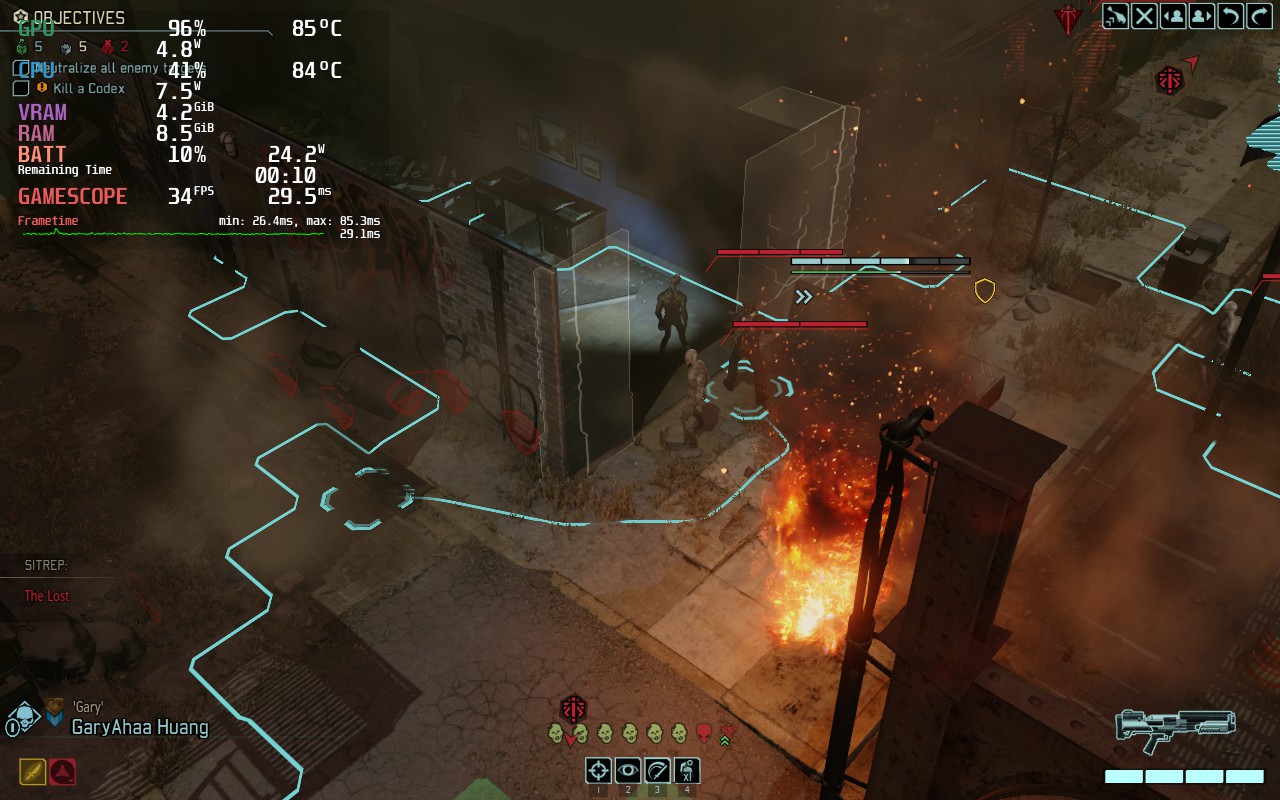 XCOM 2 power consumption on Steam Deck