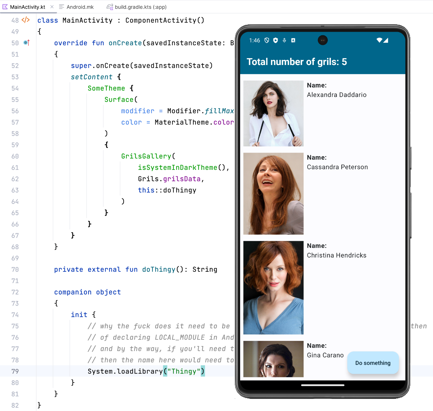 Android Studio, loading C++ library
