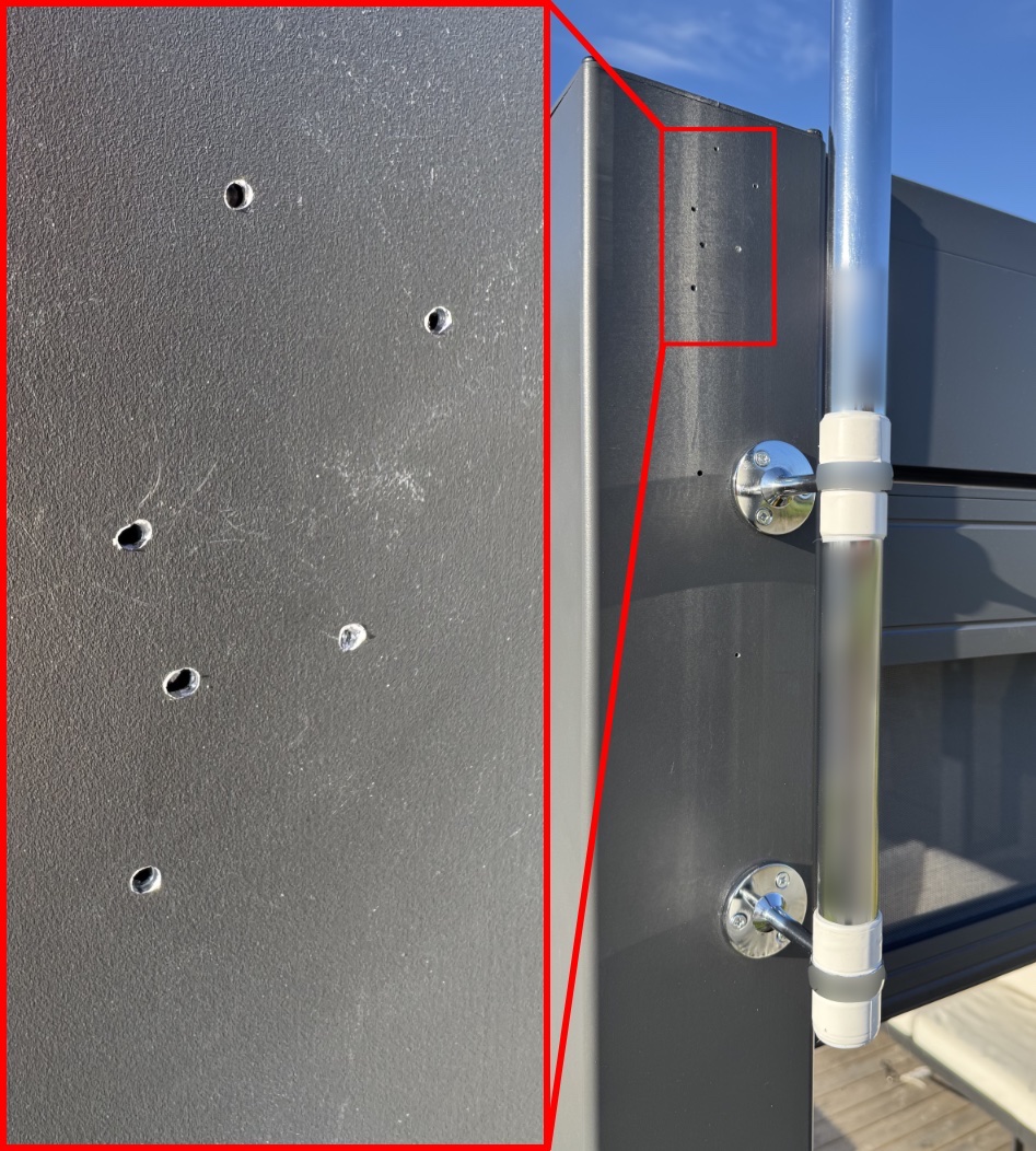 Screwed up drilling holes in metal